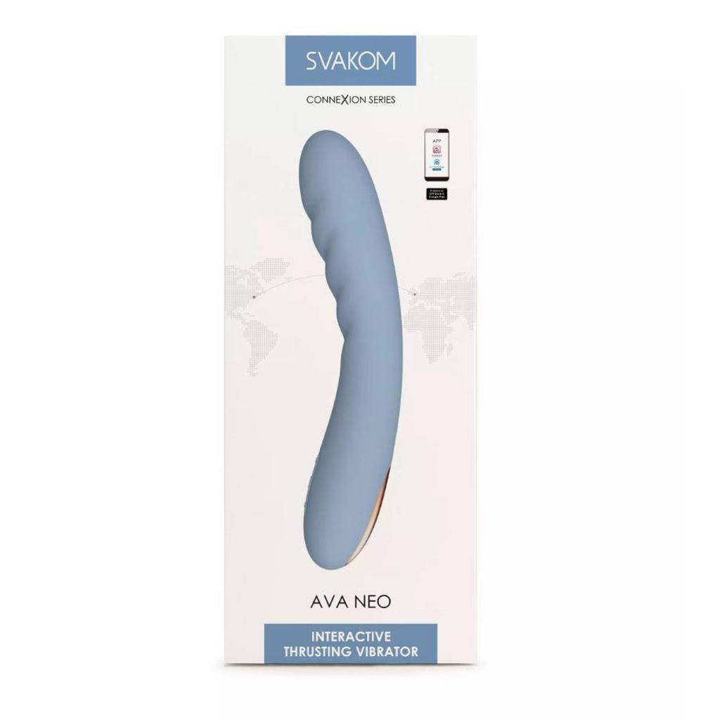 Svakom Interactieve Stotende vibrator - Blauw