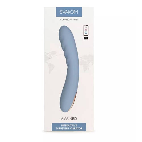 Wehkamp Svakom Interactieve Stotende vibrator - Blauw aanbieding