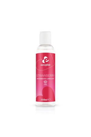 aardbeien waterbasis glijmiddel - 150 ml