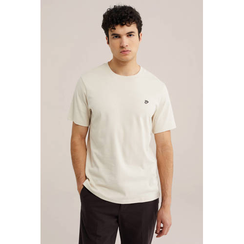 WE Fashion T-shirt met logo moonbeam afbeelding