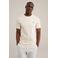 WE Fashion slim fit T-shirt met logo soft serenade