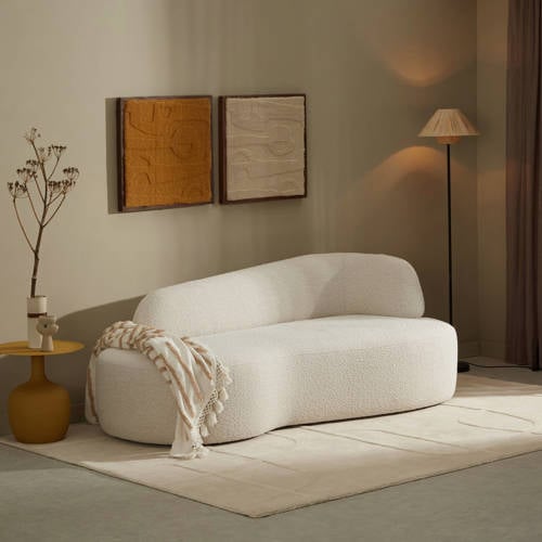 NOUS Living 2-zitsbank rechts Antibes - Crème