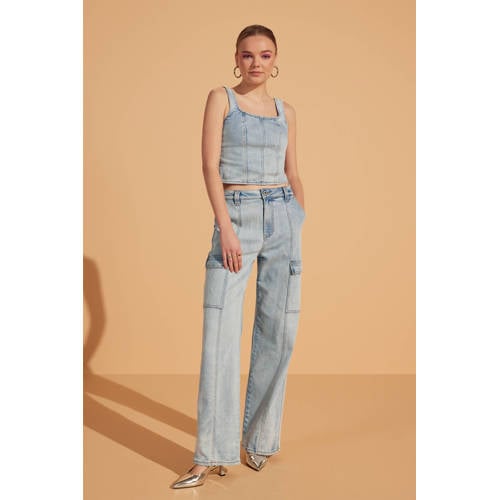 FLURESK x Wehkamp&Co x Wehkamp&Co top Jeff light blue afbeelding