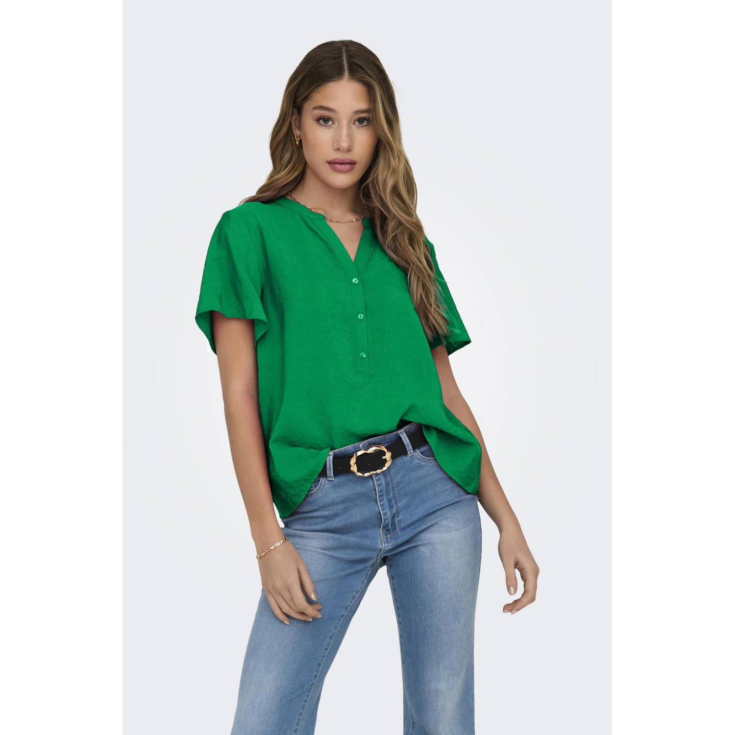 JDY top SOUL groen