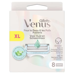 voor huid en schaamhaar scheermesjes – 8 stuks