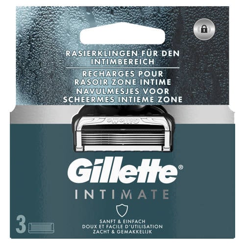 Gillette midpack navulmesjes - 3 stuks