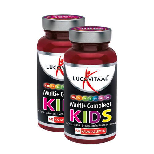 Lucovitaal Multi+ Compleet Kids - duopack afbeelding