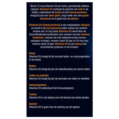 Wehkamp Lucovitaal duopack vitamine D3 75mcg (3000IE) Forte - 70 capsules aanbieding