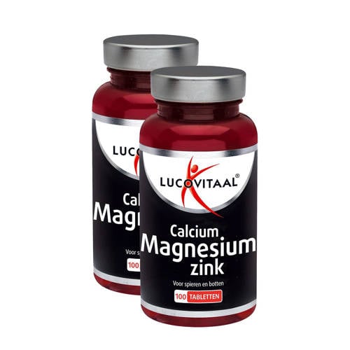 Wehkamp Lucovitaal Calcium Magnesium Zink - duopack aanbieding