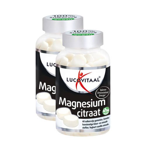 Wehkamp Lucovitaal duopack Magnesium Citraat - 120 gummies aanbieding