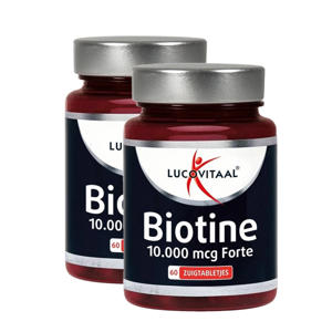 Biotine 10.000mcg Forte zuigtablet - duopack
