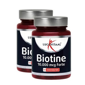 Biotine 10.000mcg Forte kersensmaak - 120 zuigtabletten