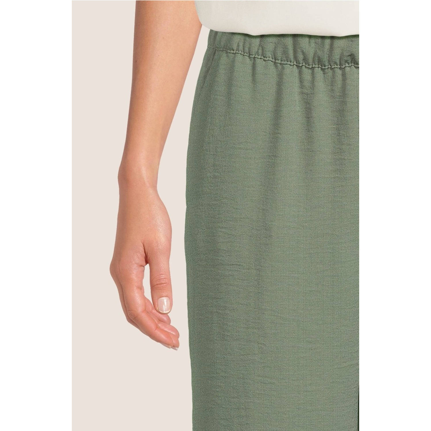 JDY high waist loose fit pantalon DIVYA bruin
