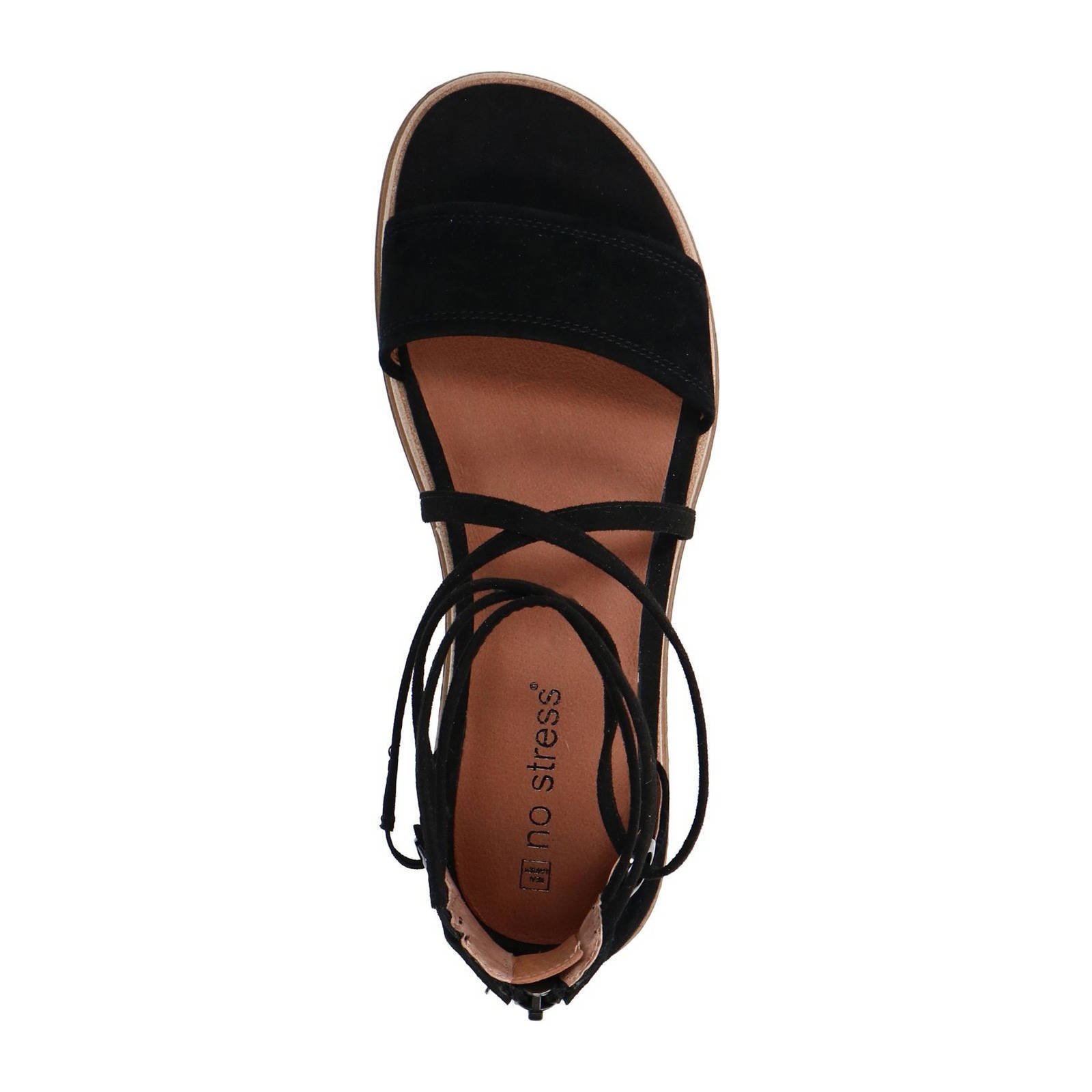 No stress sandalen zwart sale