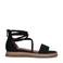 No Stress suède sandalen zwart