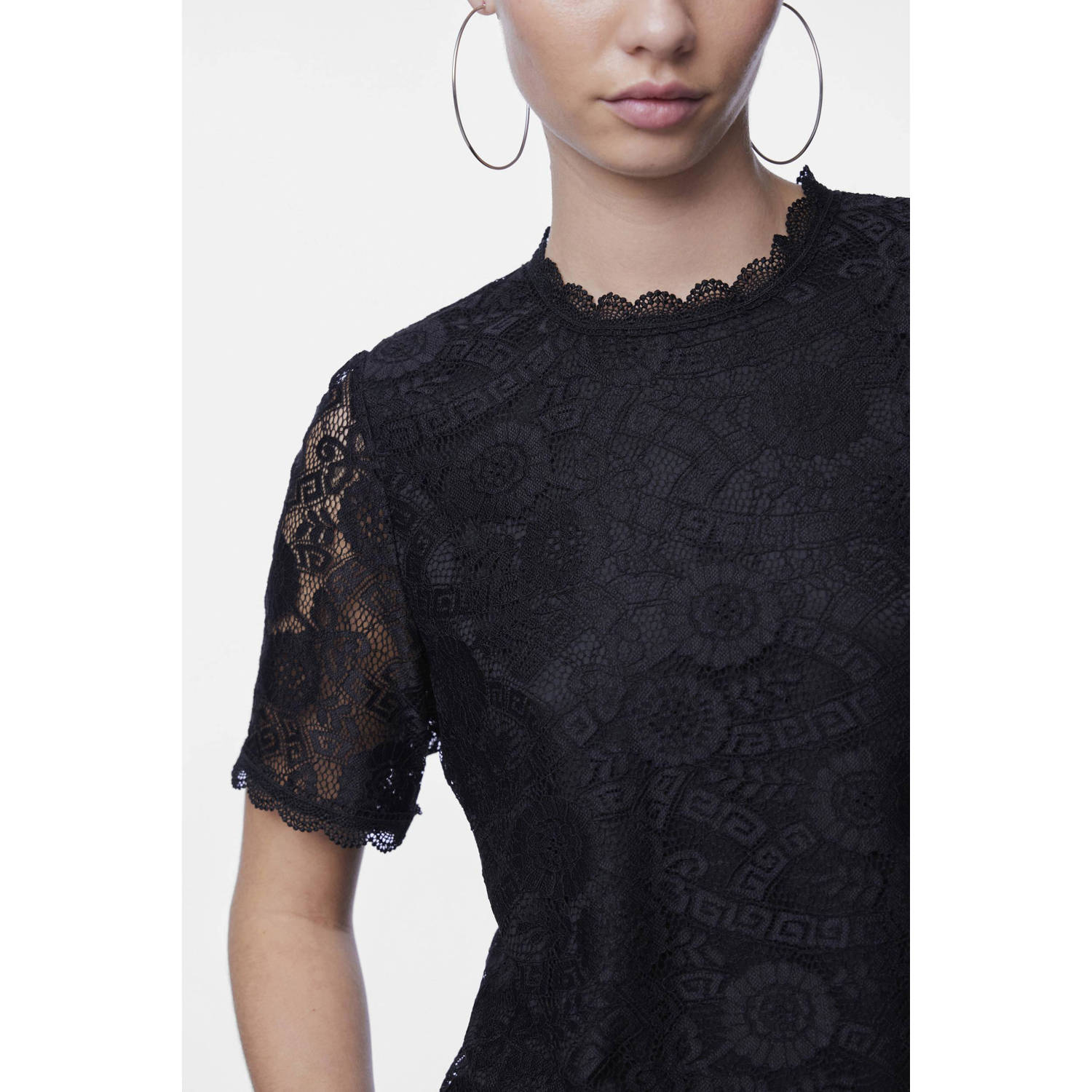 PIECES top PCOLLINE zwart