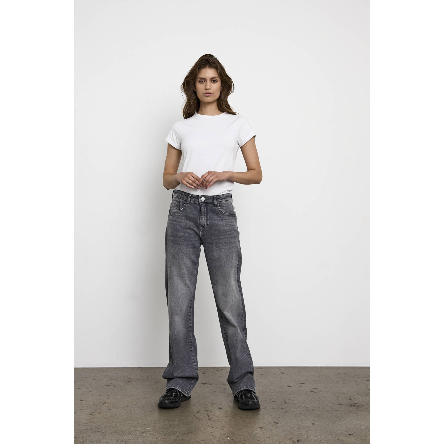 Noisy may Shirt met korte mouwen NMKATINKA S S RAGLAN TOP FWD JRS NOOS