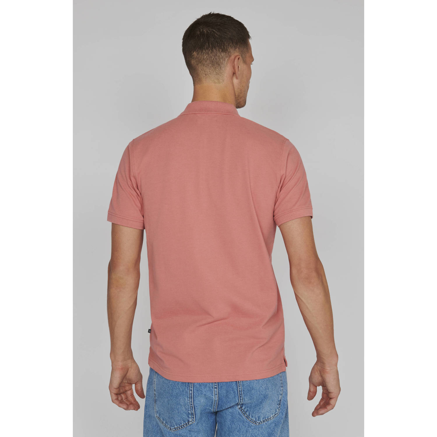 Matinique gemêleerde regular fit polo MApoleo aded rose melange