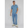 Matinique gemêleerde regular fit polo MApoleo captain's blue melange