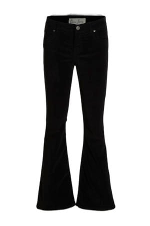 fluwelen flared broek MICHELLE zwart