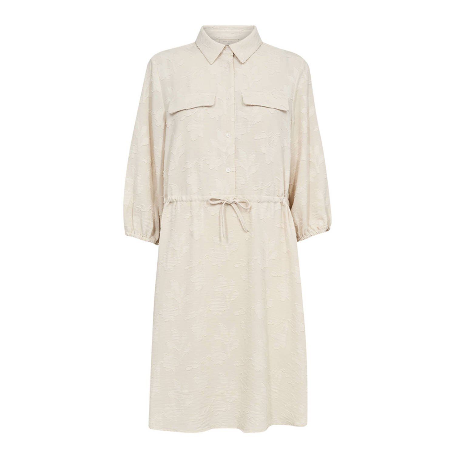 FREEQUENT jurk FQSANDO-DRESS creme