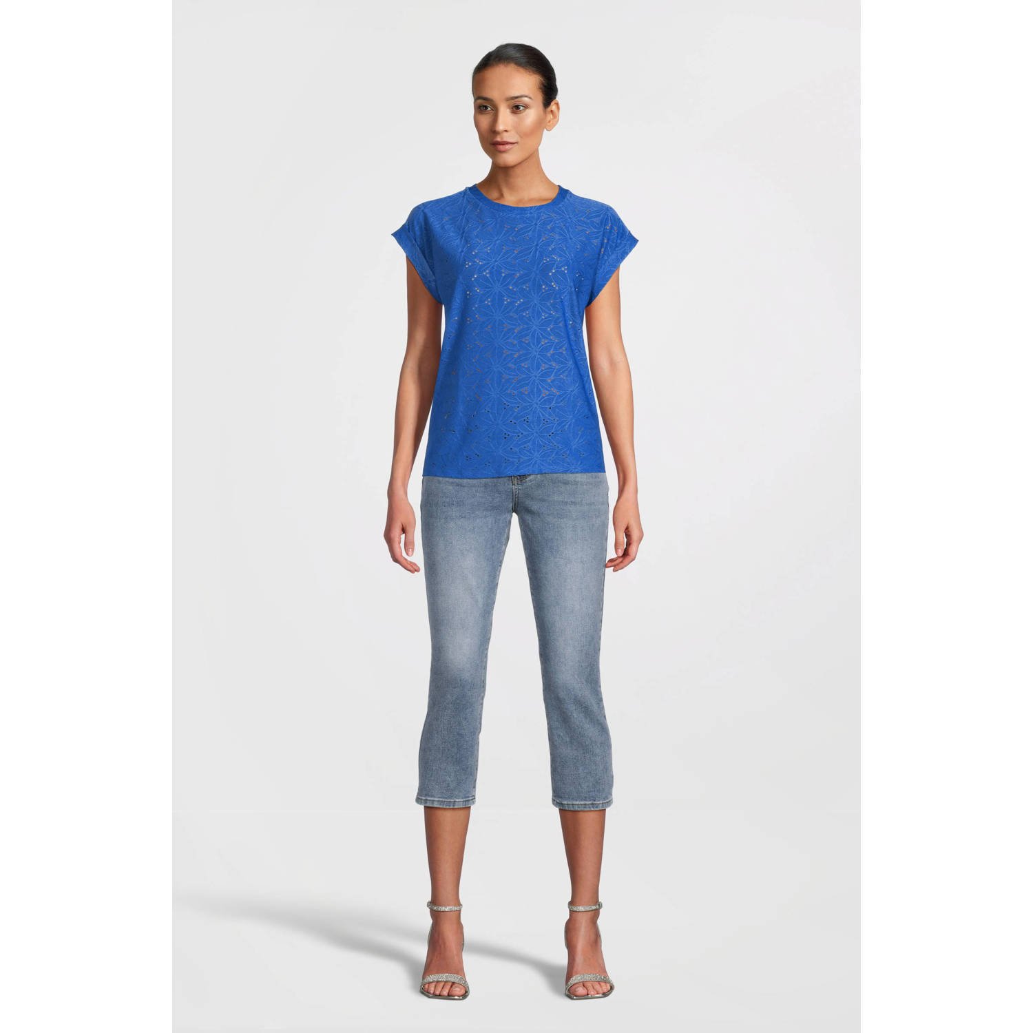 FREEQUENT T-shirt FQBLOND-TEE- blauw