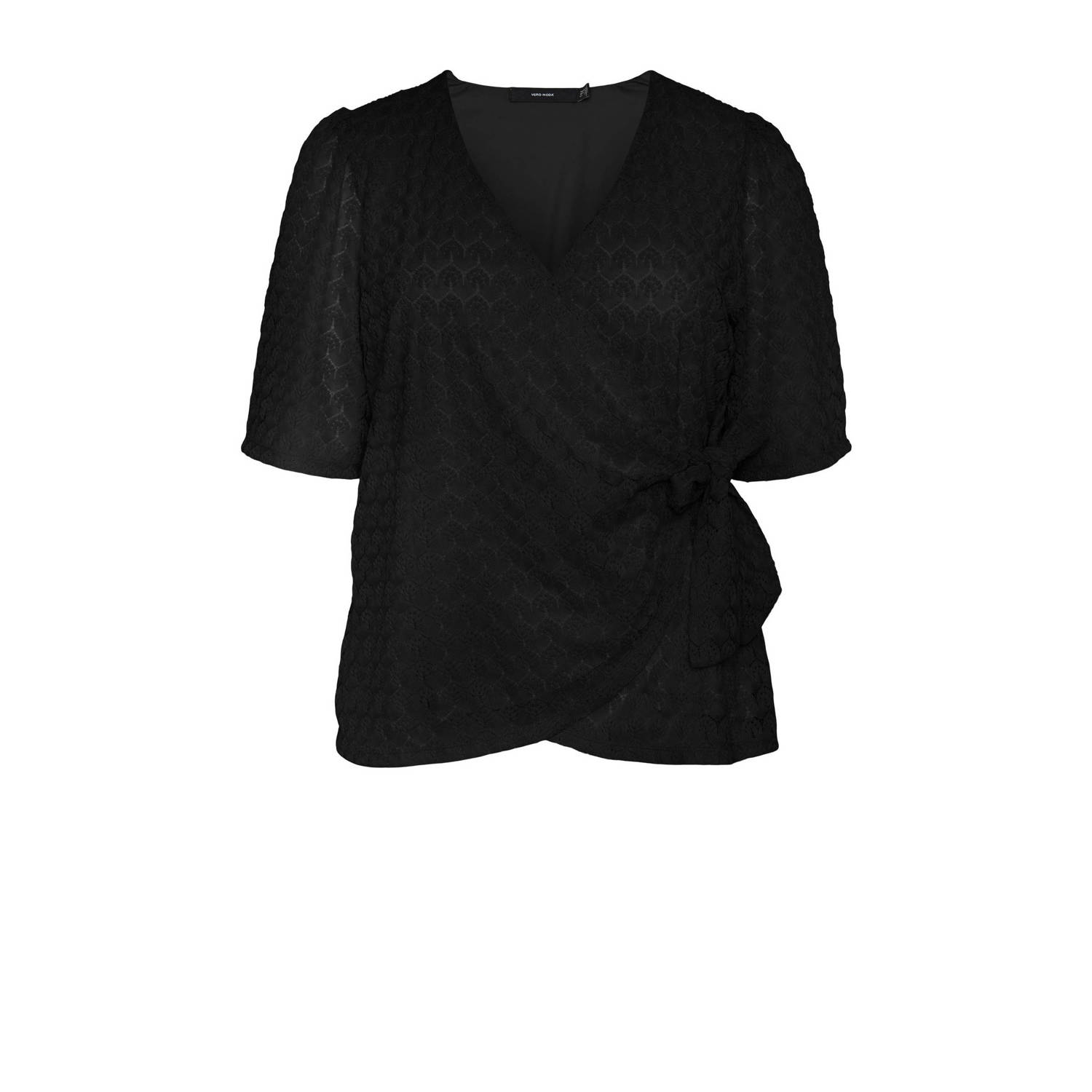 VERO MODA CURVE top VMCBECCA zwart