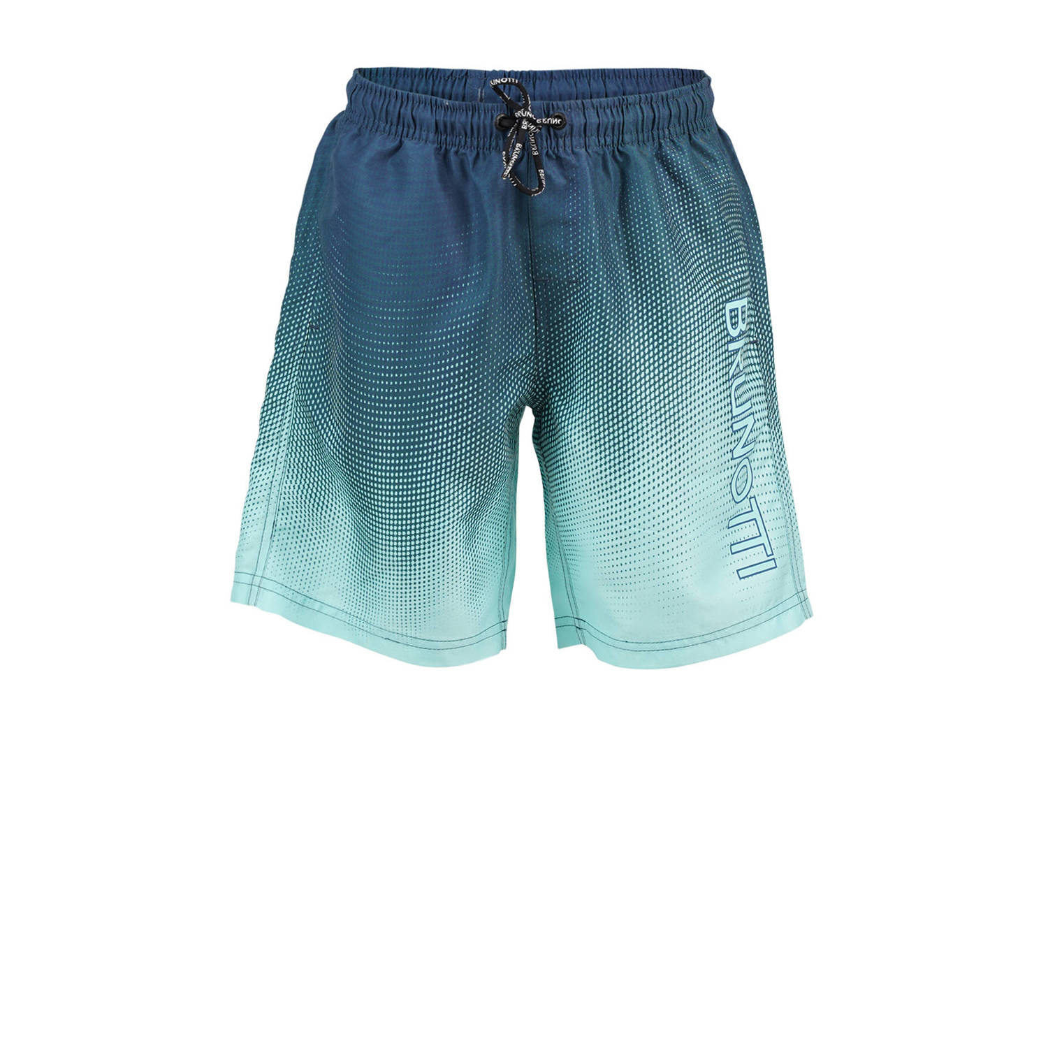 Brunotti zwemshort Rocksery groen Jongens Gerecycled polyester Grafisch 128