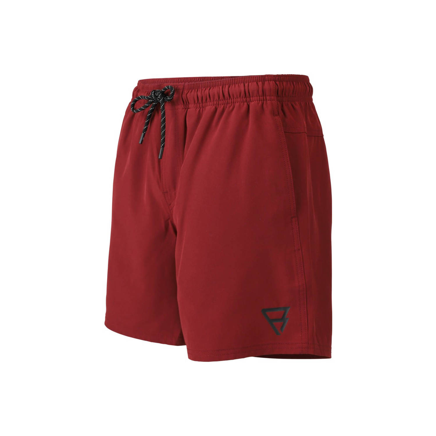 Brunotti zwemshort Iconic donkerrood