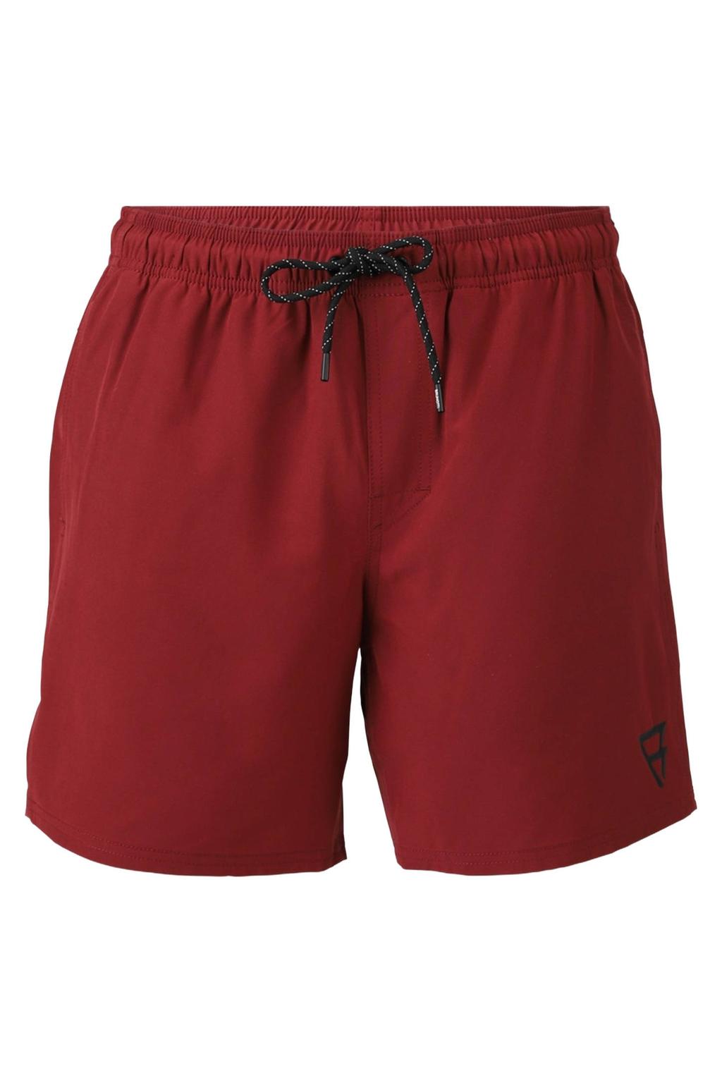 Brunotti zwemshort Iconic donkerrood