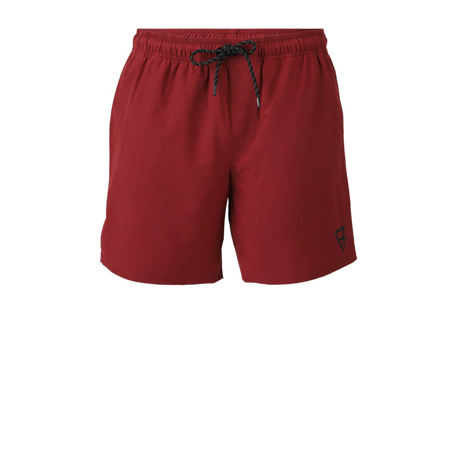 Brunotti zwemshort Iconic donkerrood