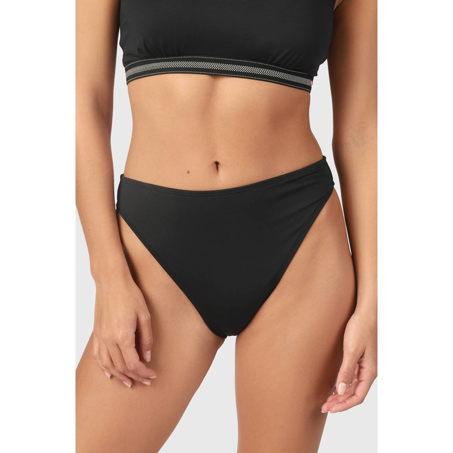 Brunotti high leg bikinibroekje Flores zwart
