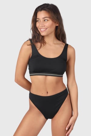 high leg bikinibroekje Flores zwart