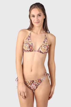 strik bikinibroekje Elly roze/oranje
