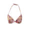 Brunotti voorgevormde halter bikinitop Lisselot roze/oranje
