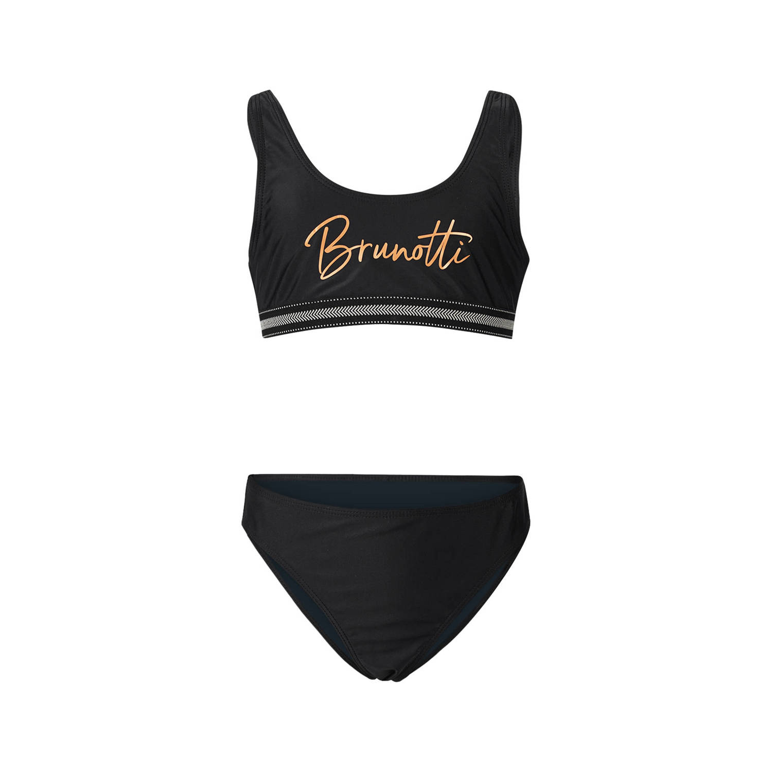 Brunotti Bustierbikini met contrastkleurige band (set 2 stuks)