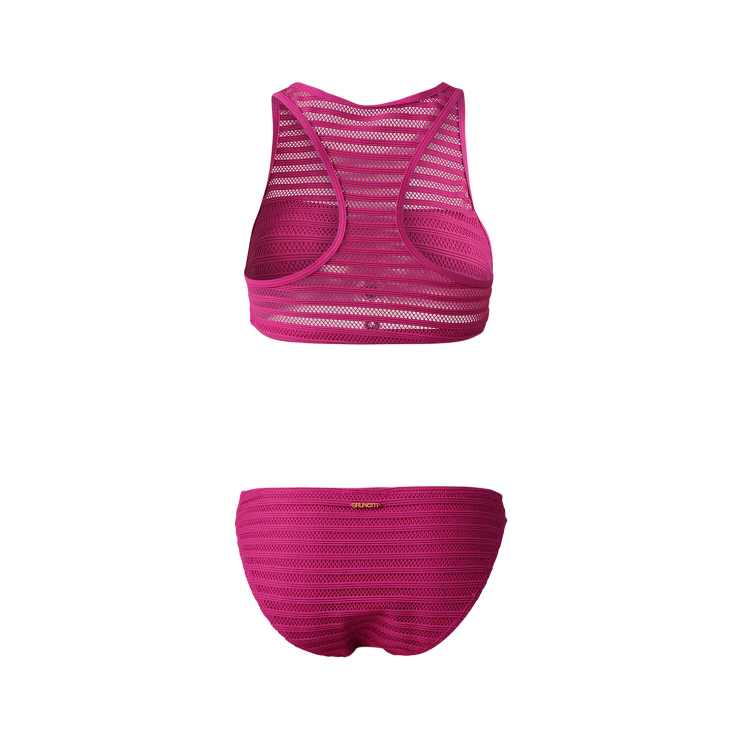 Brunotti voorgevormde crop bikini Elena roze