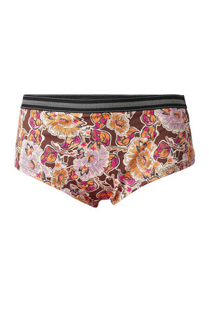 hipster bikinibroekje Lizzy roze/oranje