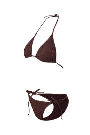 thumbnail: Brunotti voorgevormde crochet triangel bikini Mahlia bruin