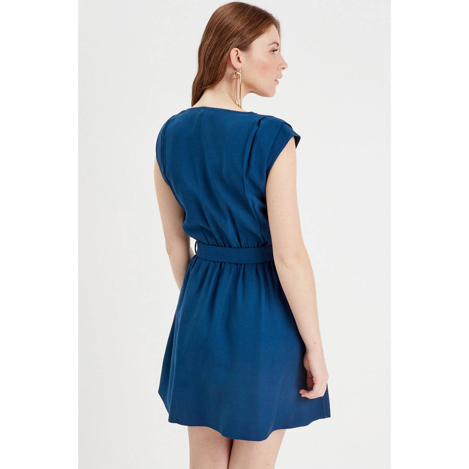Cache A-lijn jurk blauw