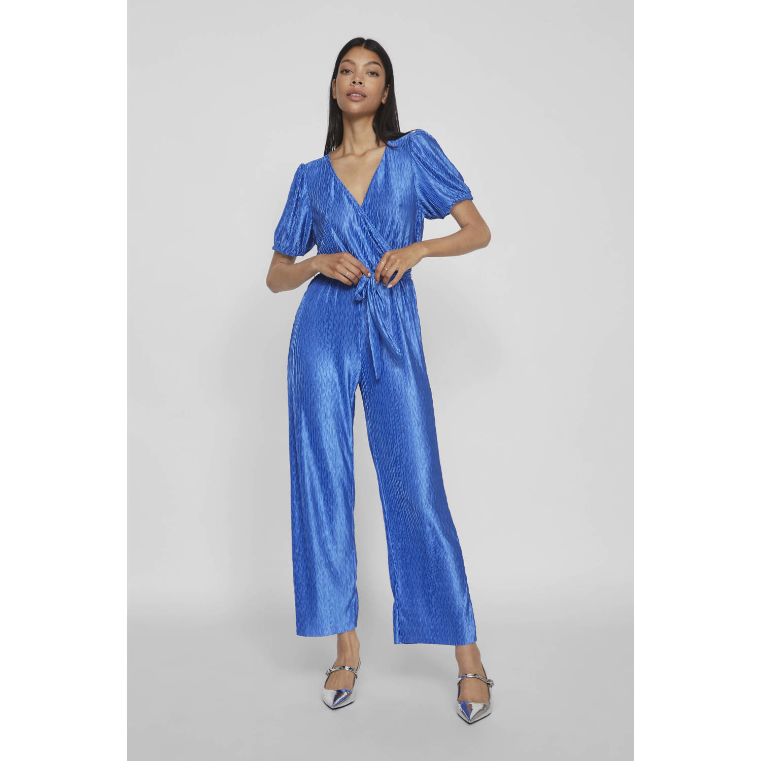 VILA jumpsuit VIPLUSA blauw