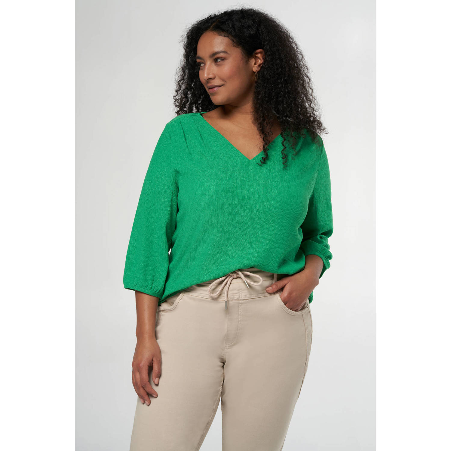 MS Mode blousetop groen