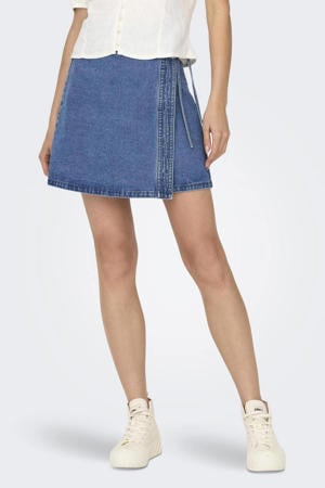 skirt ONLVILLA light blue denim