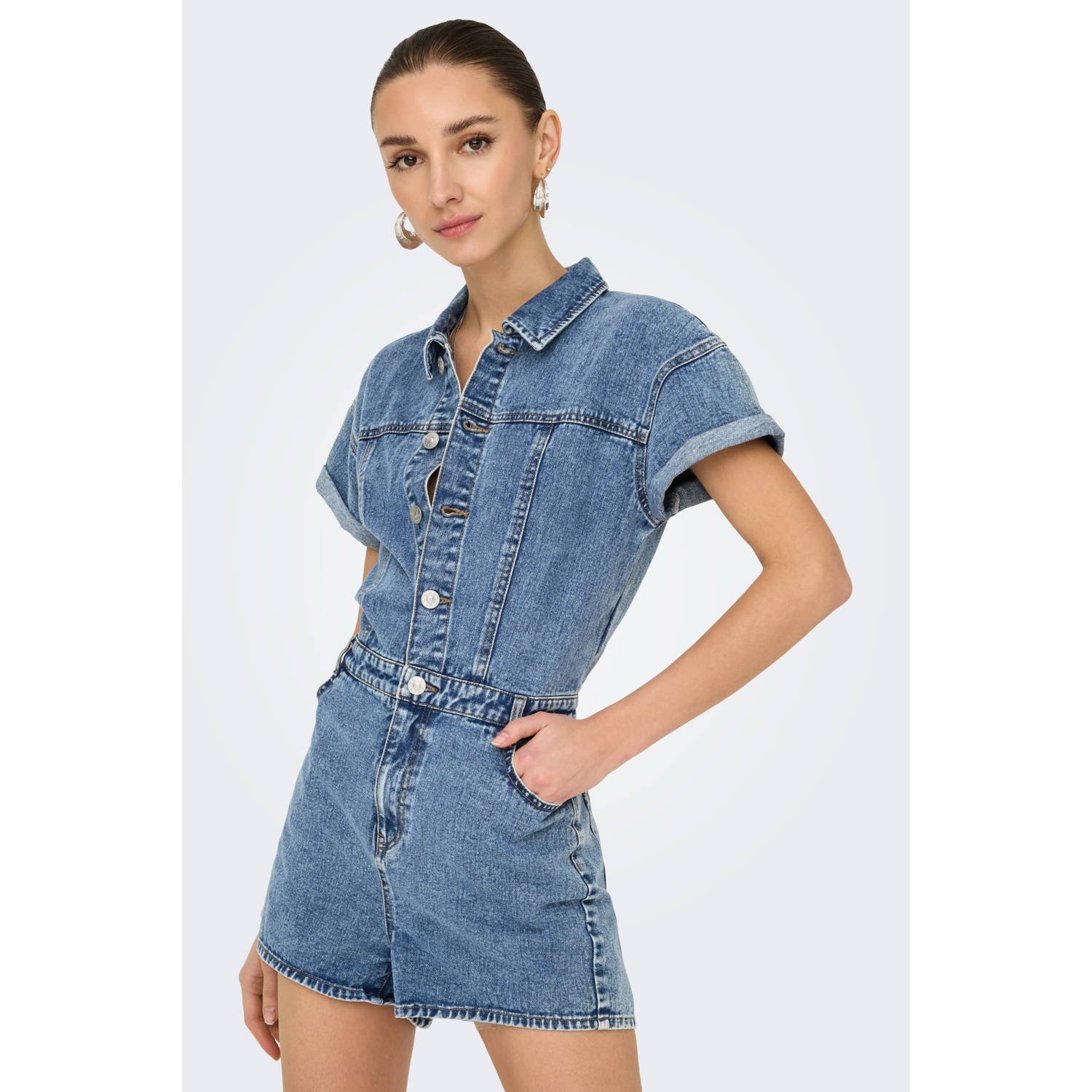 ONLY denim regular medium blue denim