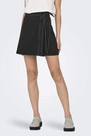 skirt ONLVILLA black denim