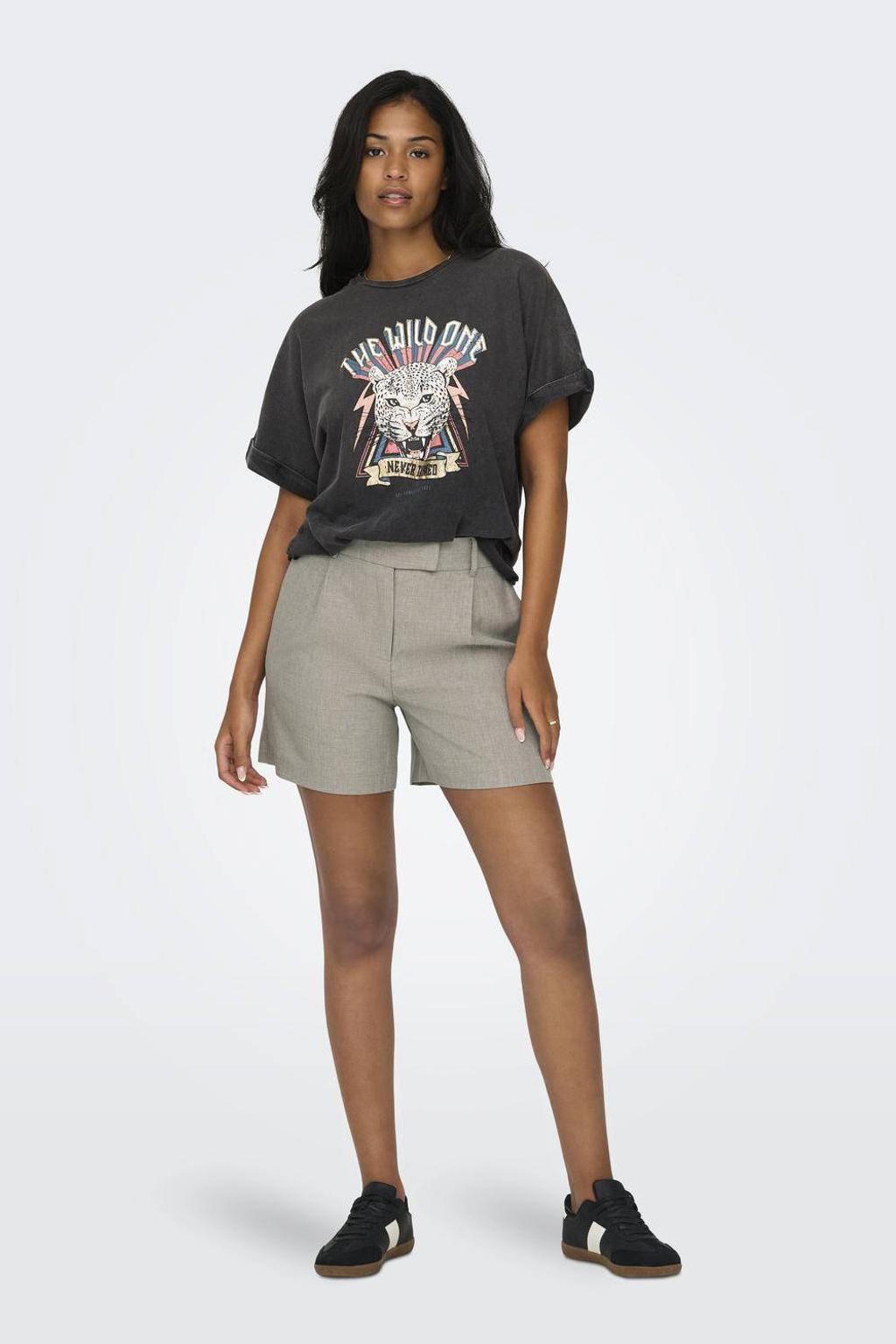 ONLY high waist wide leg short ONLLINDA