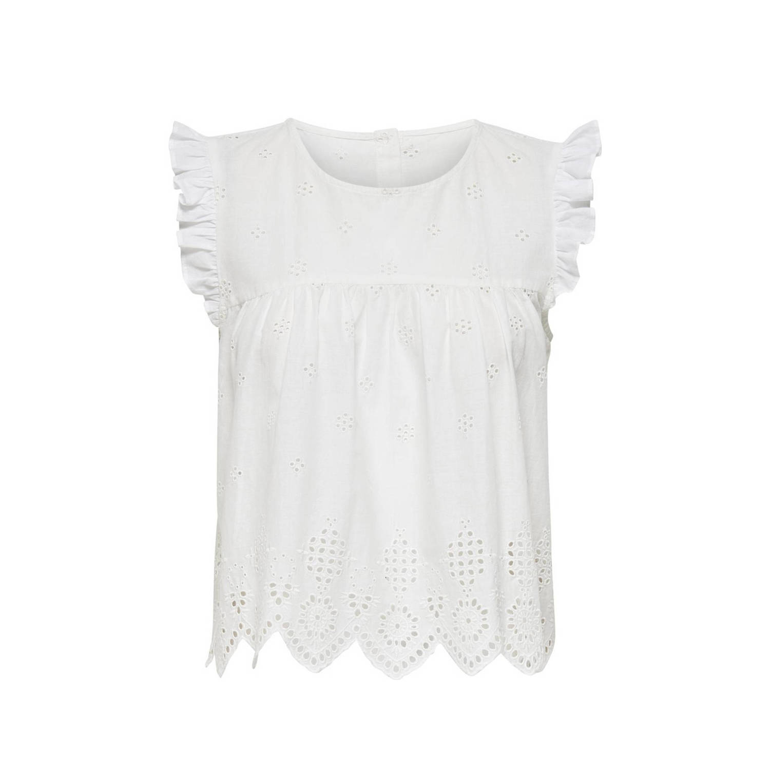 Only Regular fit blousetop van puur katoen model 'SILLA LIFE'