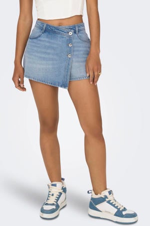 skinny short light blue denim