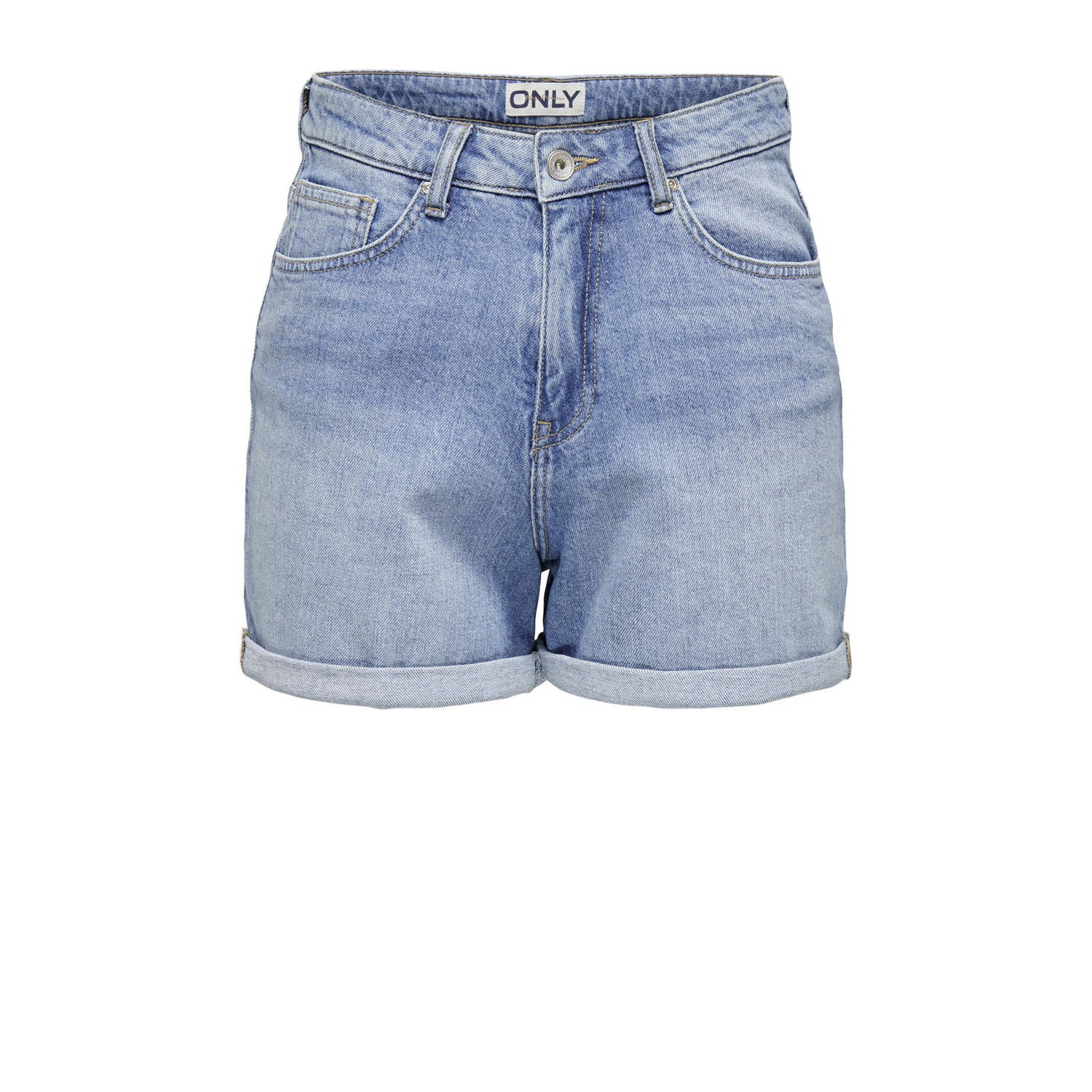 ONLY regular fit short ONLJOSEPHINE light blue denim