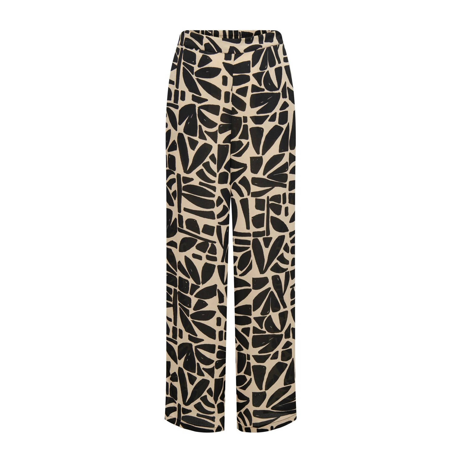 ONLY wide leg broek ONLALMINA met all over print